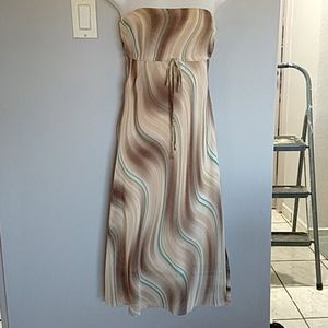 Strapless dress